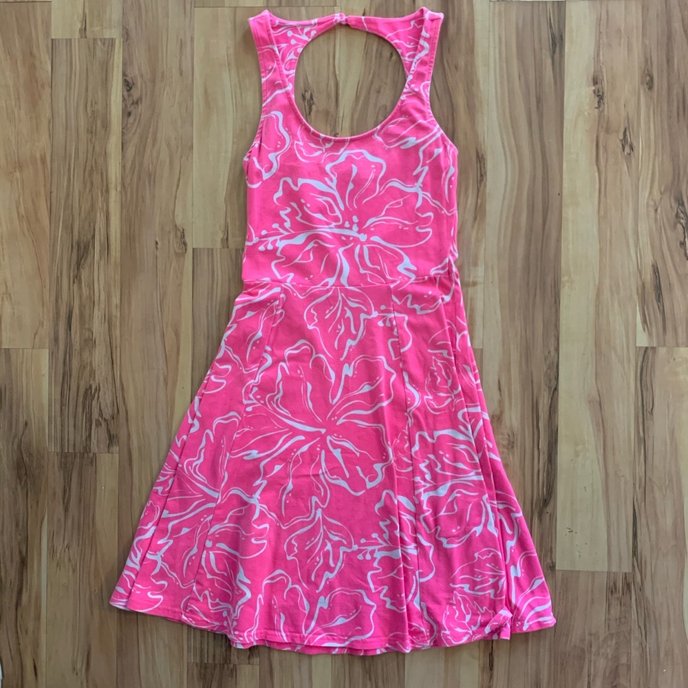 Floral Pink Dress, Size XS.